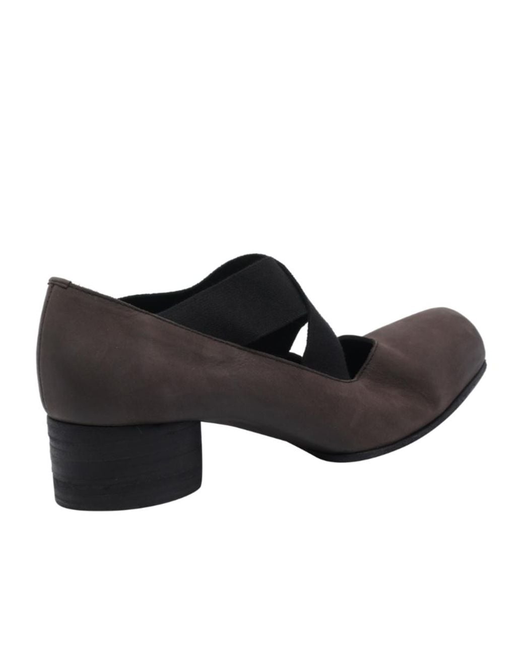 Uma Wang Black Square-Toed Ballet Shoes
