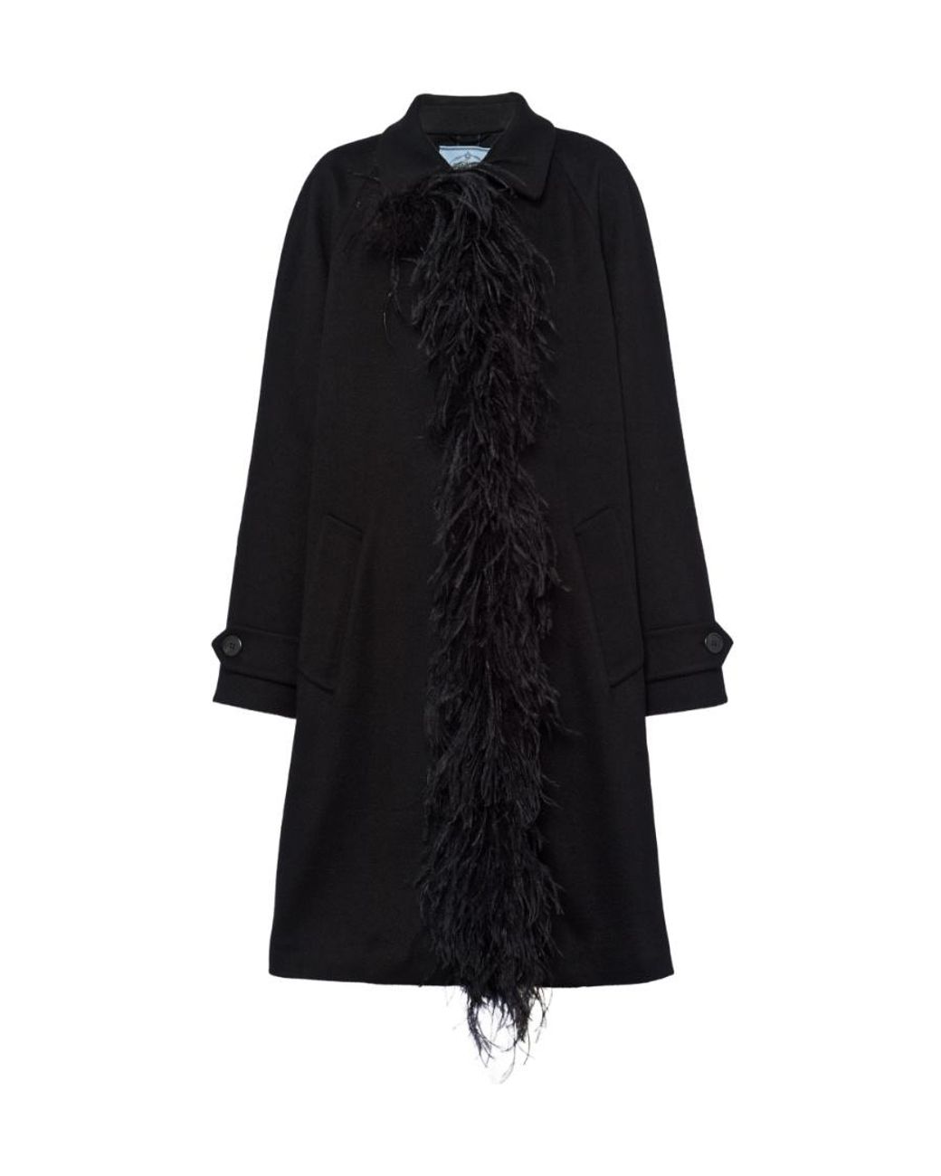 Prada Black Single-Breasted Coats