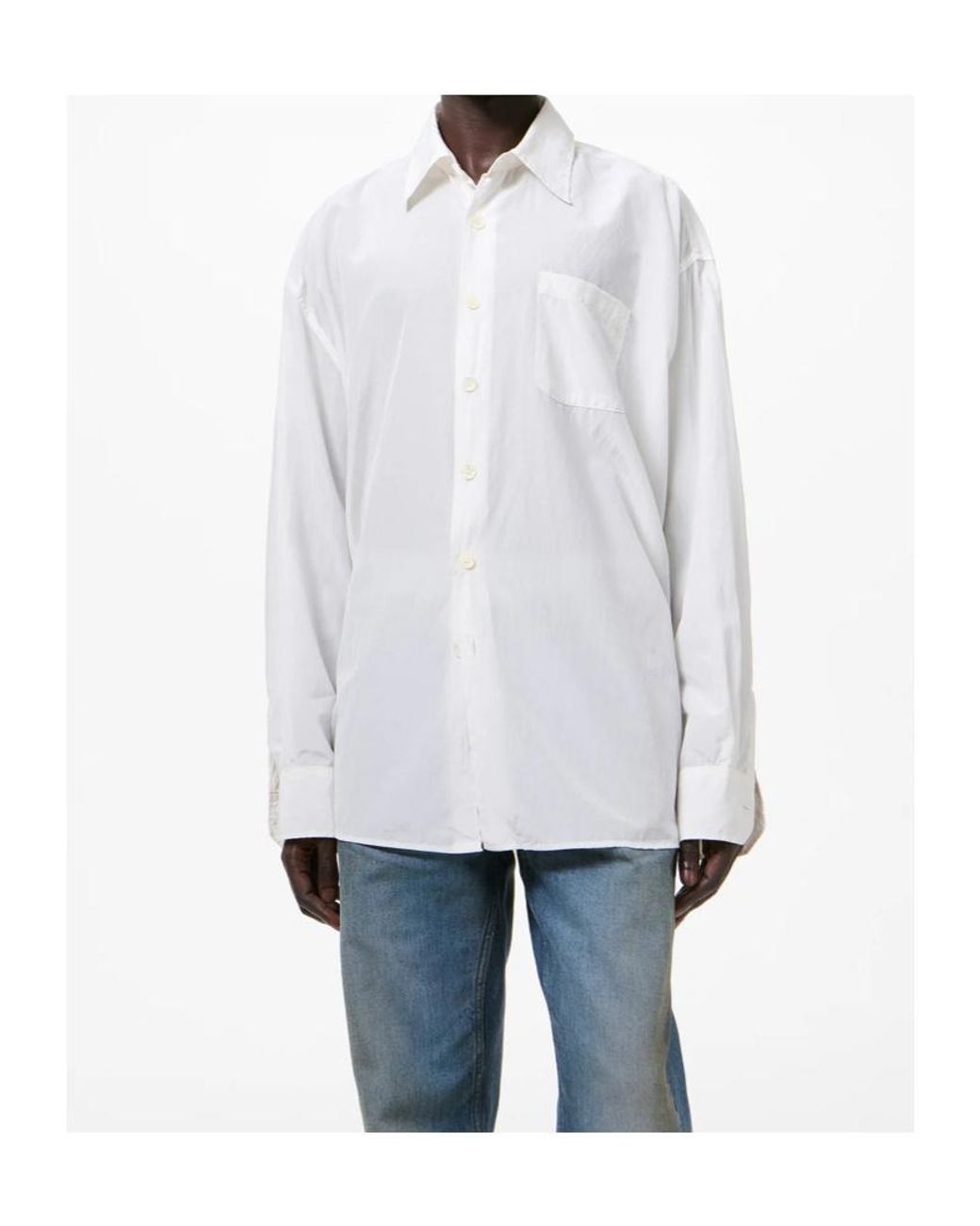 Our Legacy White Borrowed Shirt for men