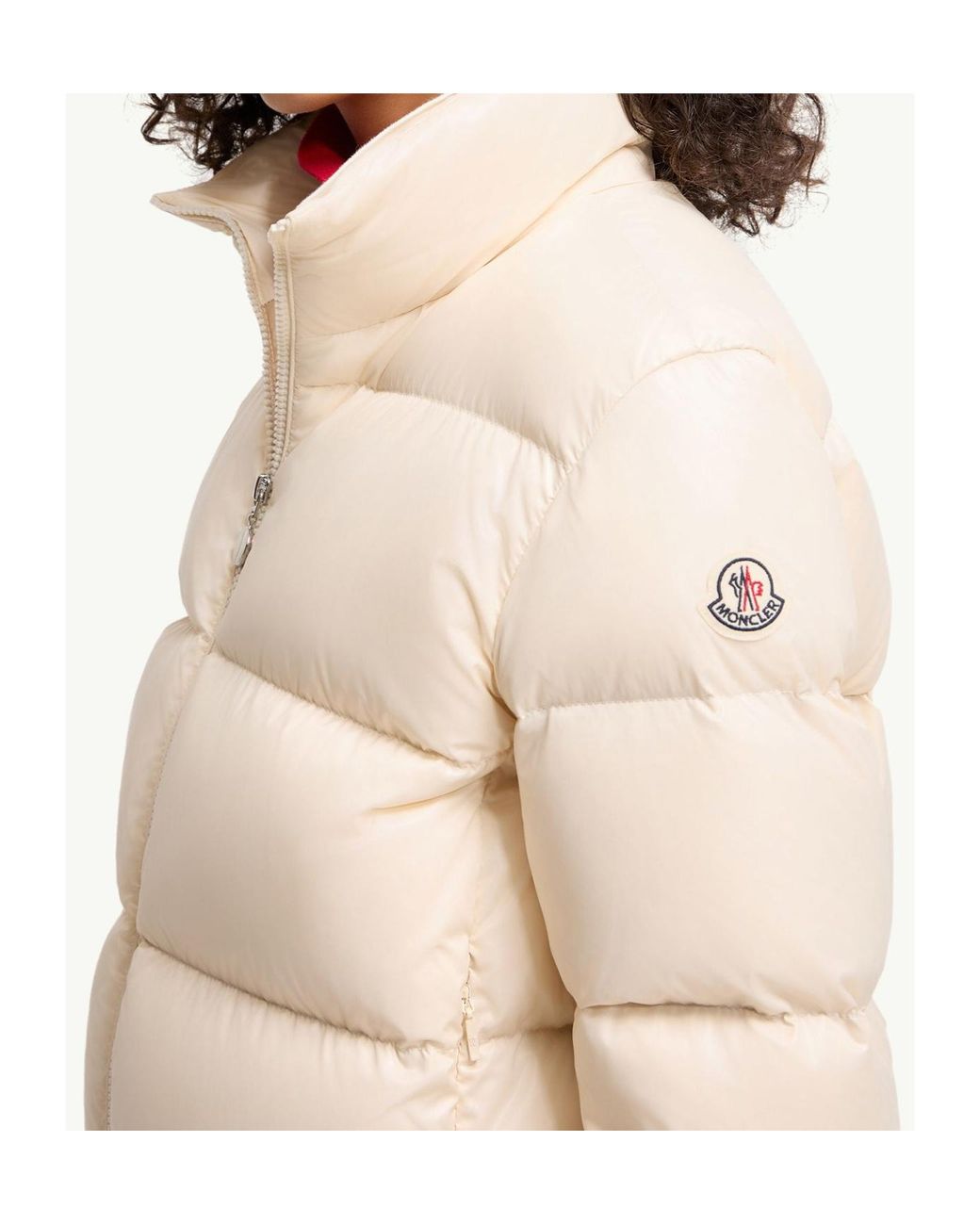 Moncler Natural Abbadia Short Down Jacket
