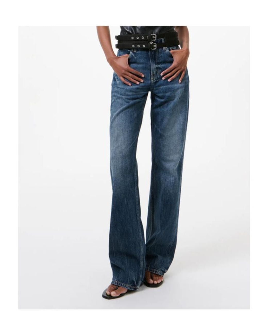 Our Legacy Blue Wata Cut Bootcut Jeans