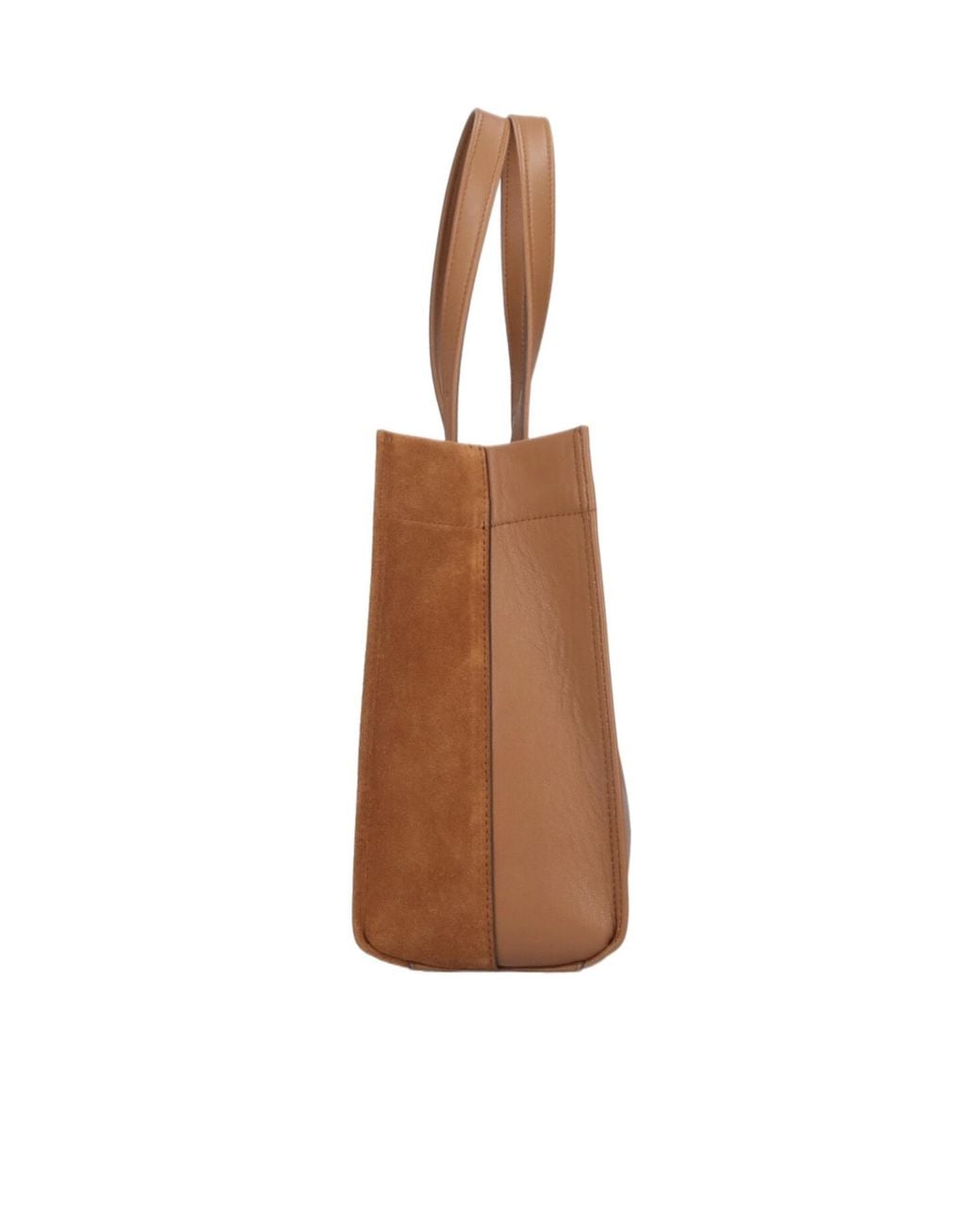 Anya Hindmarch Brown Panelled Top Handle Bag
