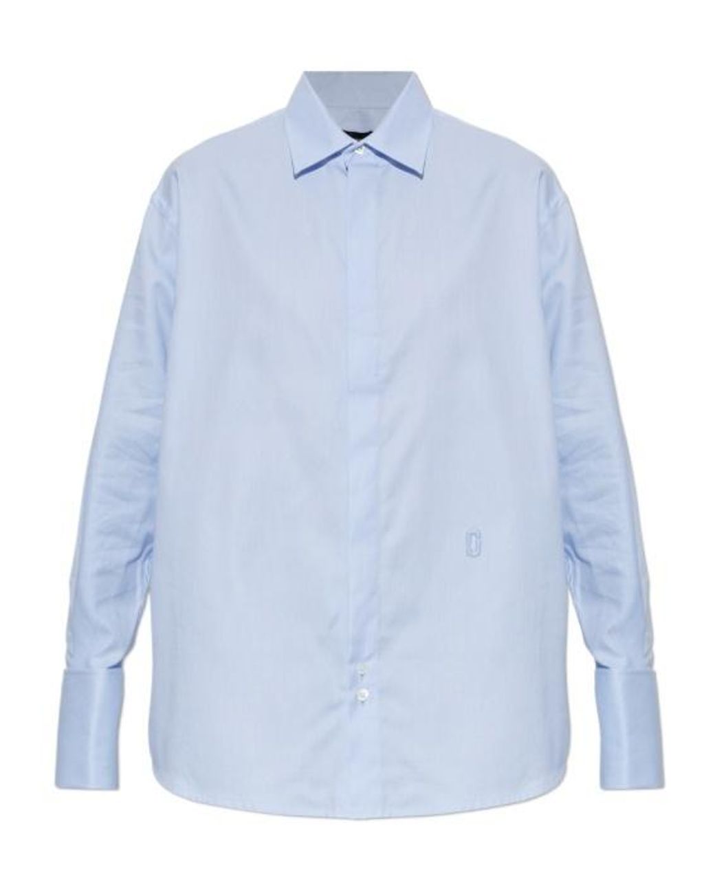 Marc Jacobs Blue Logo Detail Shirt