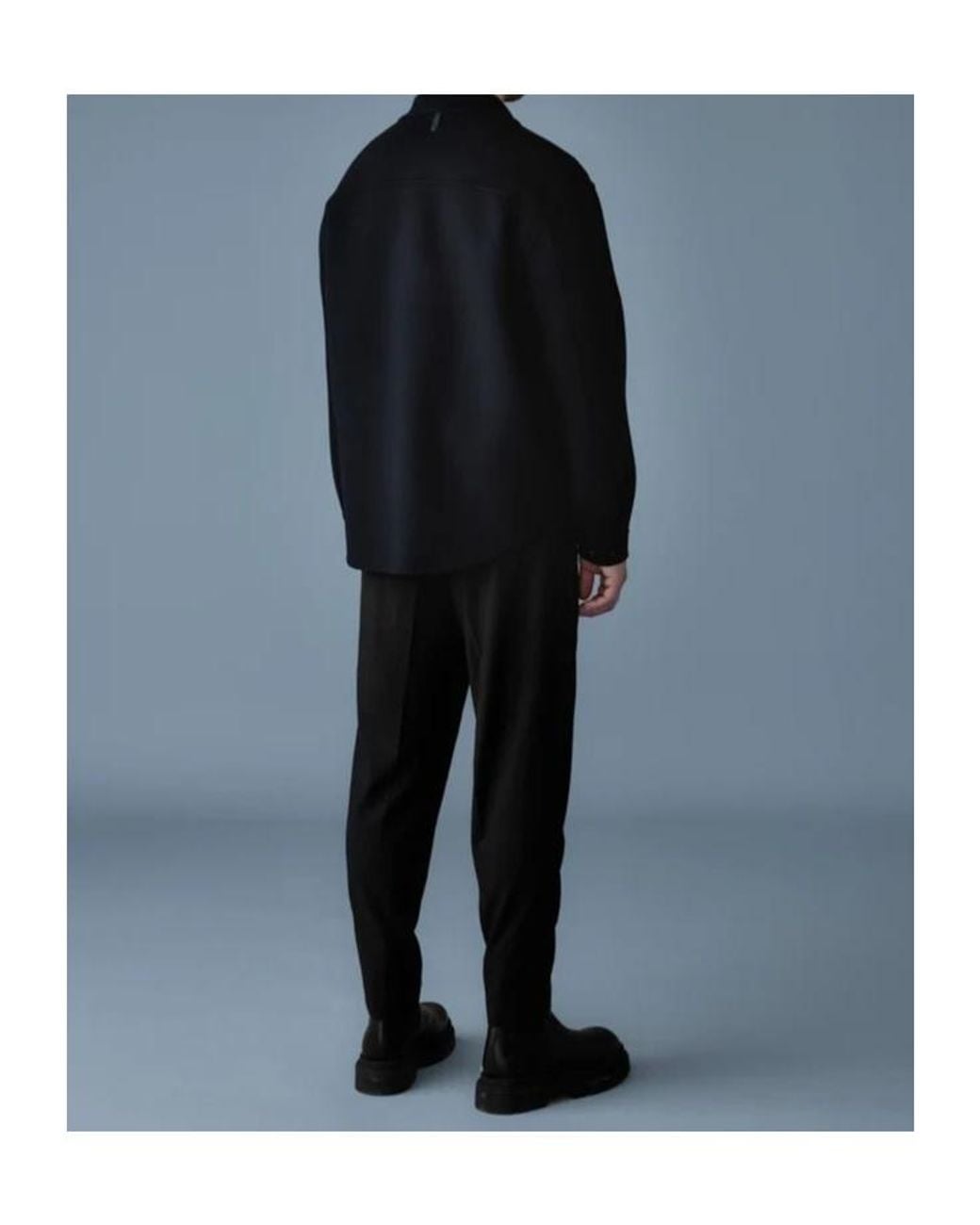 Mackage Blue Casual Button-Up Jacket for men