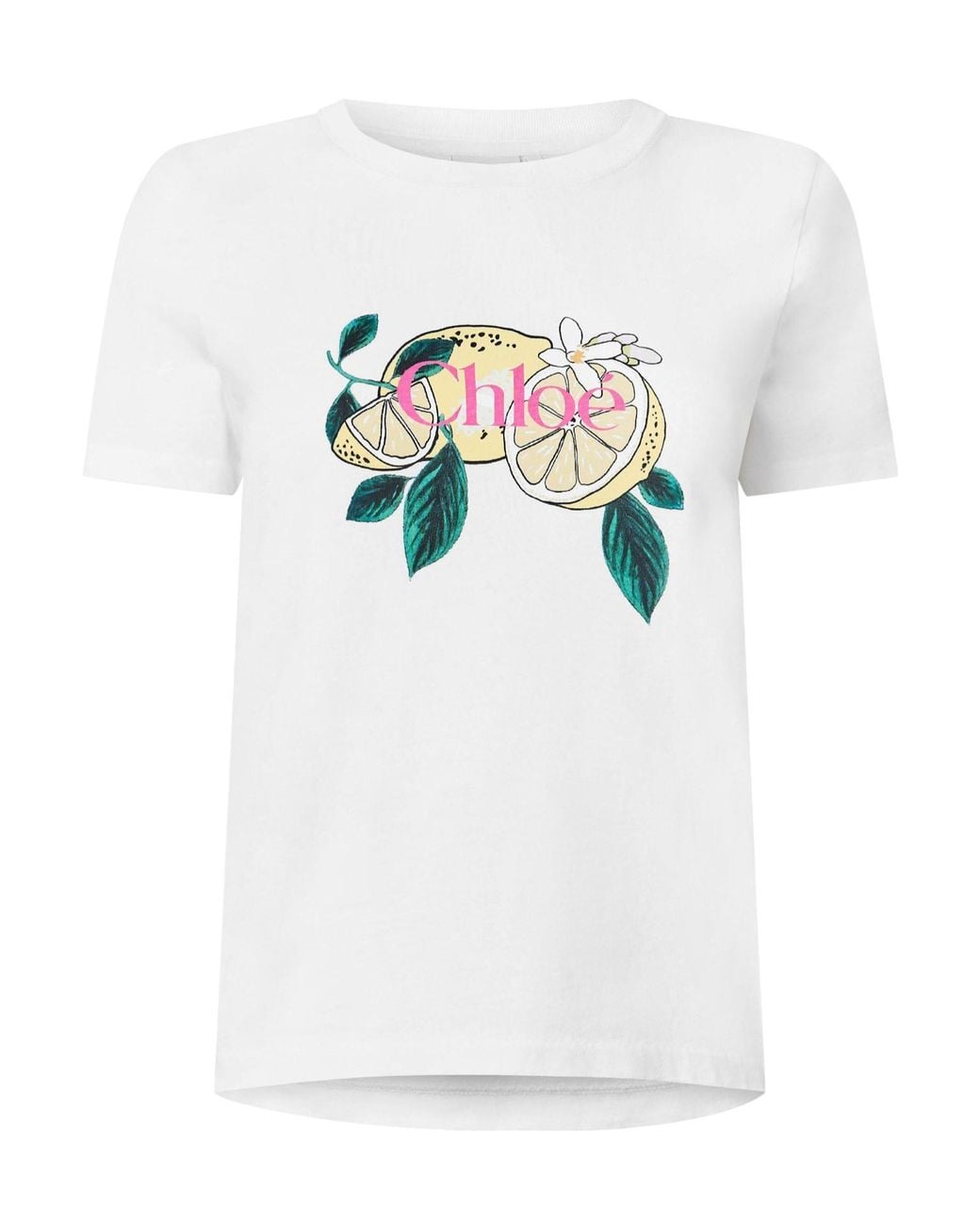 Chloé White Short Sleeve T-Shirt