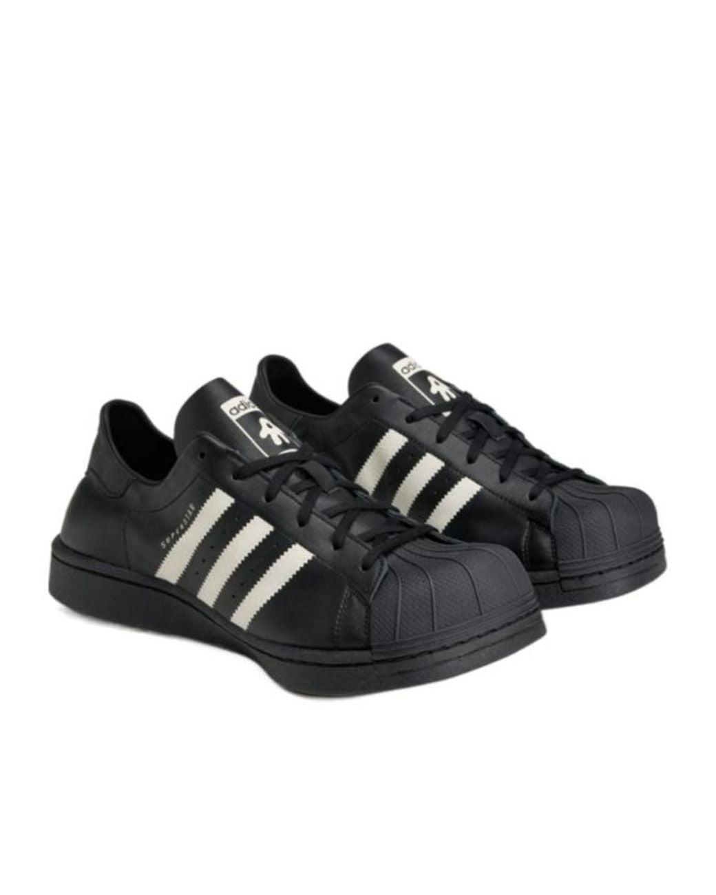 Adidas Black Originals Avavav Superstar Low-Top Sneakers
