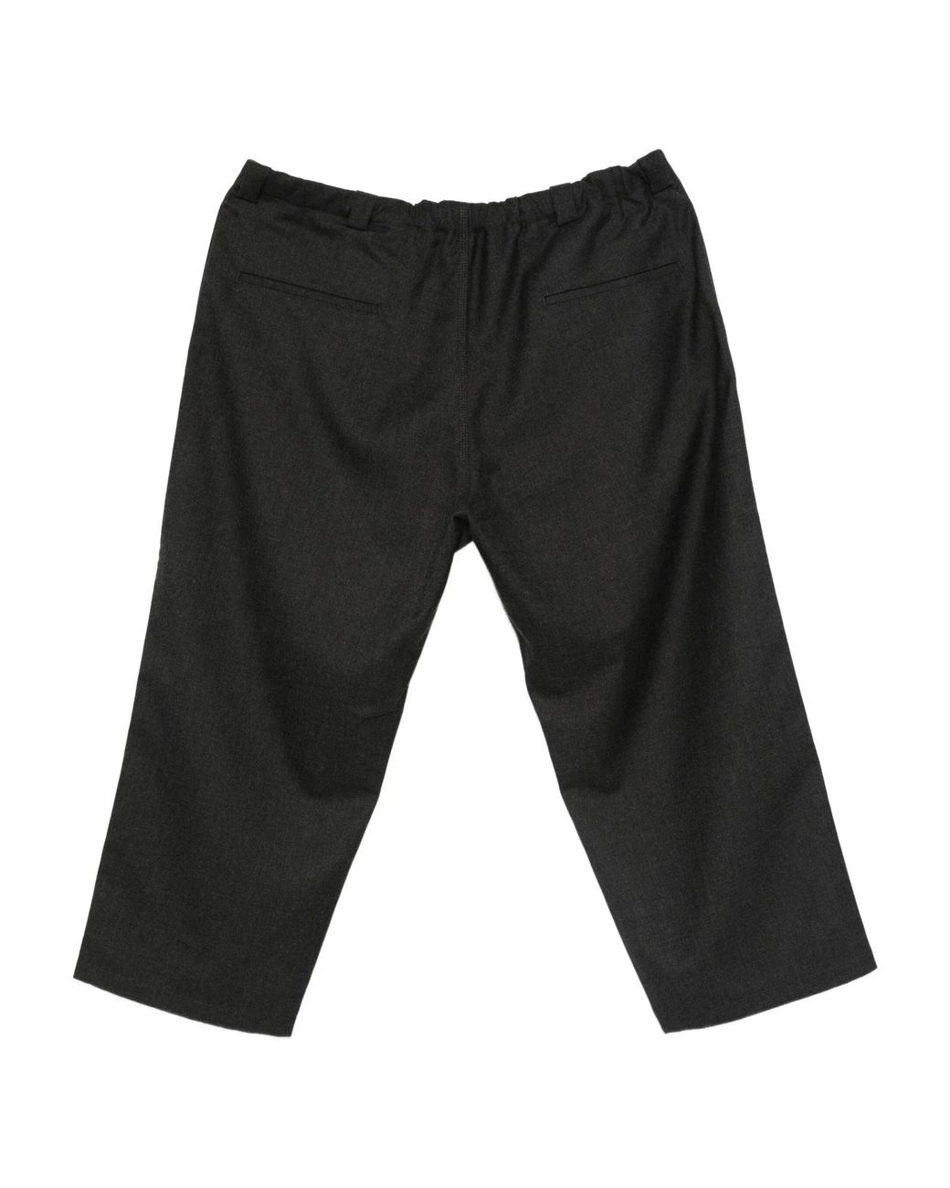 Willy Chavarria Black Straight-Leg Trousers for men