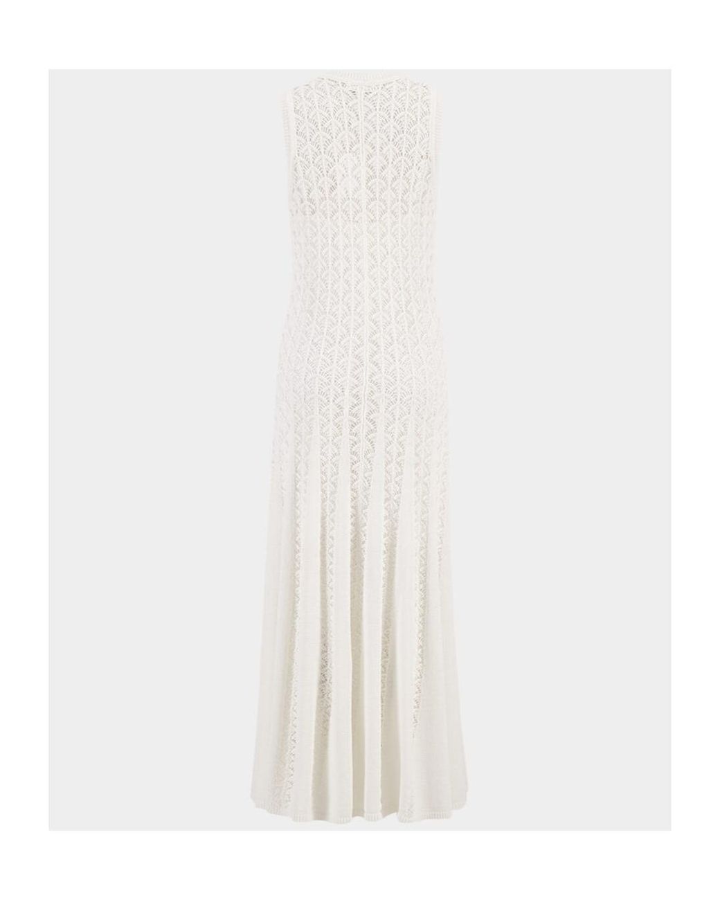 Zimmermann White Wylie Tank Knit Dress