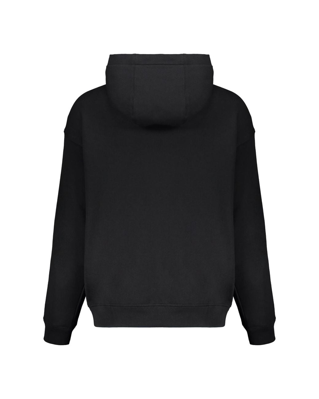 Versace Black Zip-Up Drawstring Hoodie for men