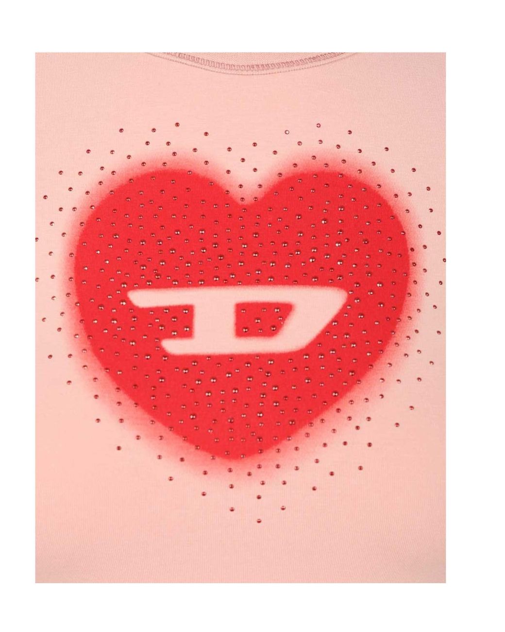 DIESEL Pink Cotton T-Shirt