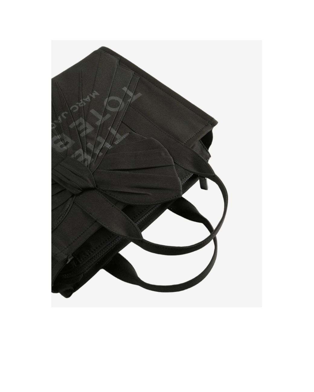 Marc Jacobs Black Oversized Bow Small Tote Bag