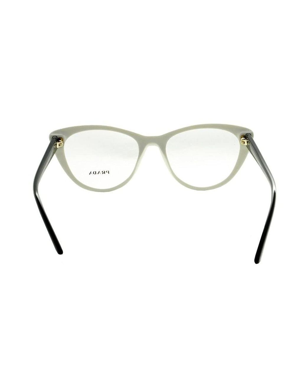 Prada White Full Frame Plain Mirror