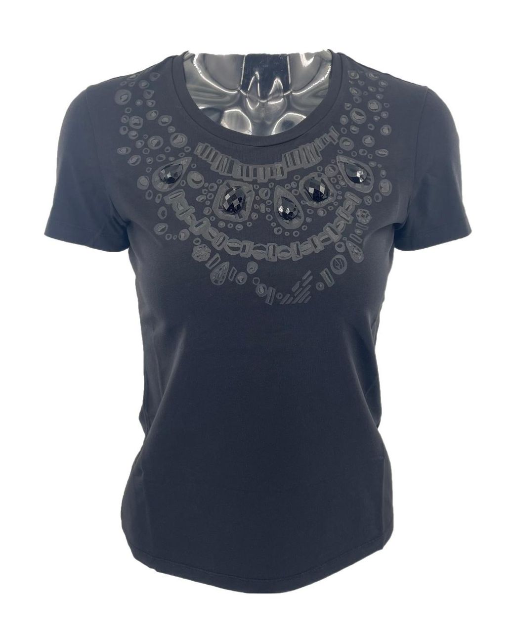Armani Jeans Blue Item O-Neck Short-Sleeved T-Shirt
