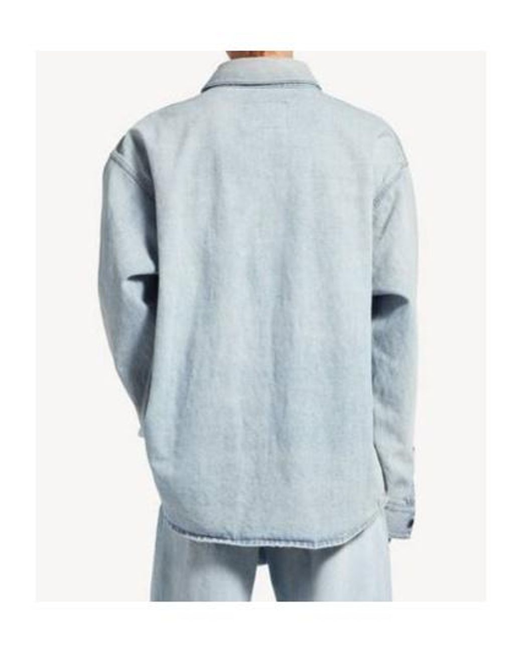 Balenciaga Blue Denim Shirt for men