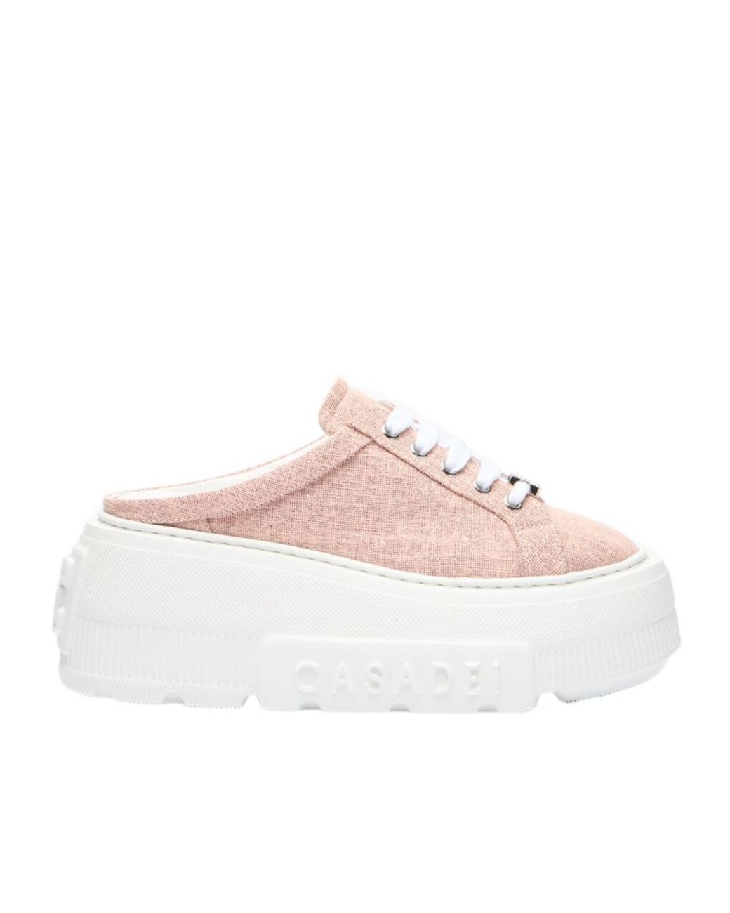 Casadei White Sneakers Sabot Cassiopea