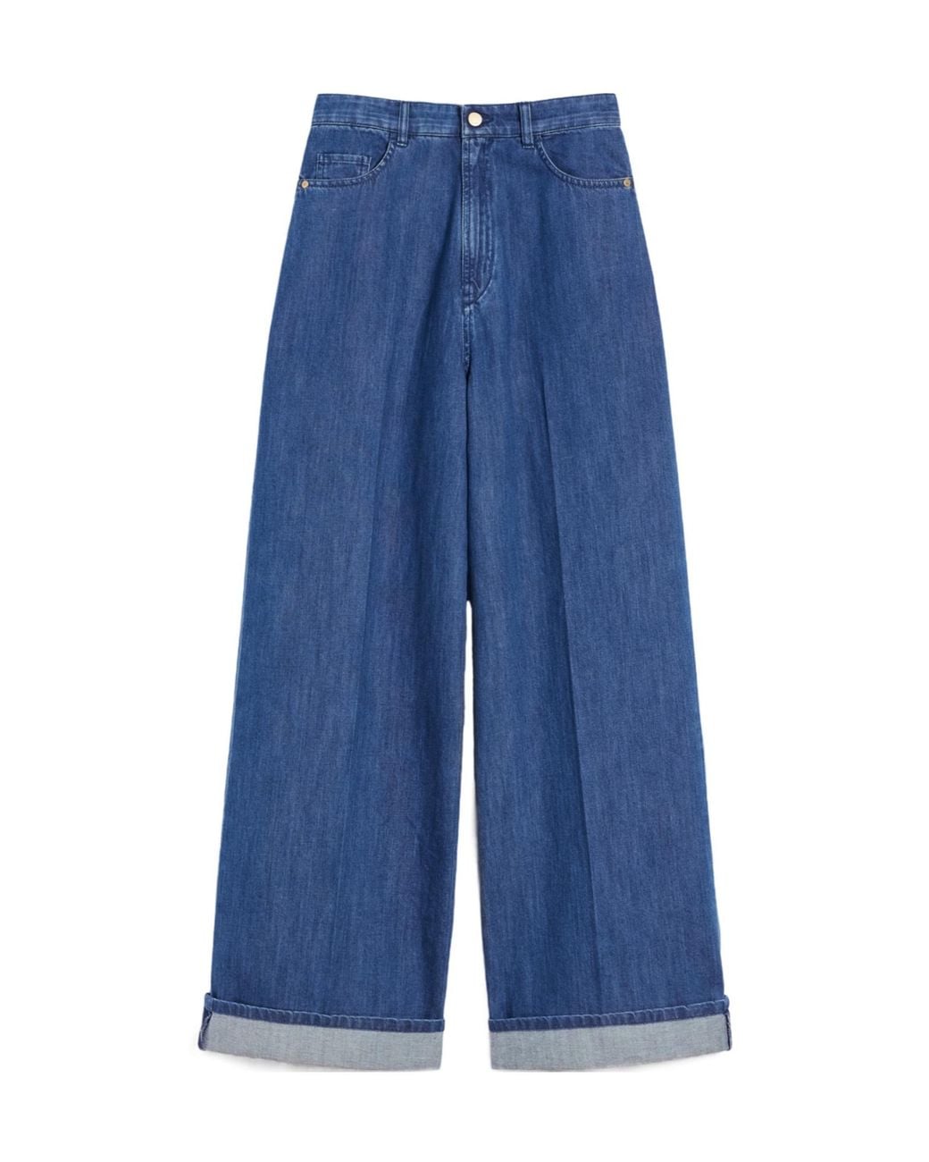 Max Mara Blue Belt Loop Jeans