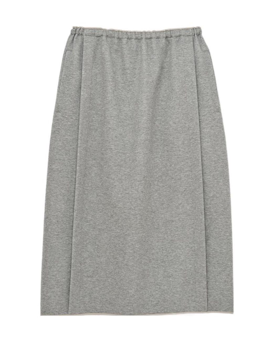 Carven Gray Pull-On Skirt