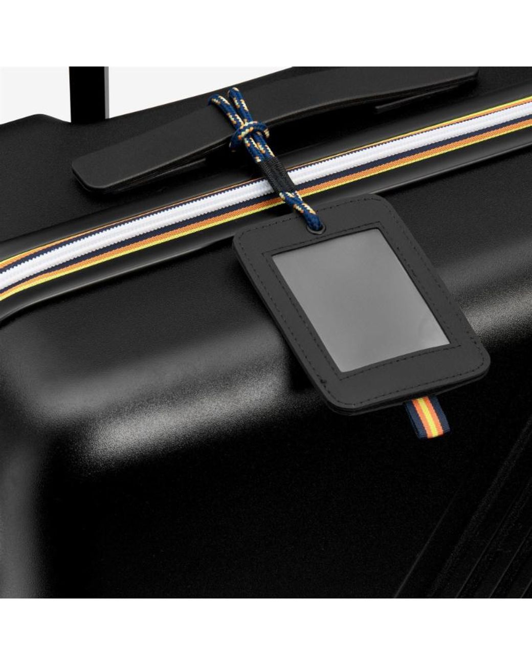 K-Way Black Eudoxieur Medium Trolley Suitcase for men