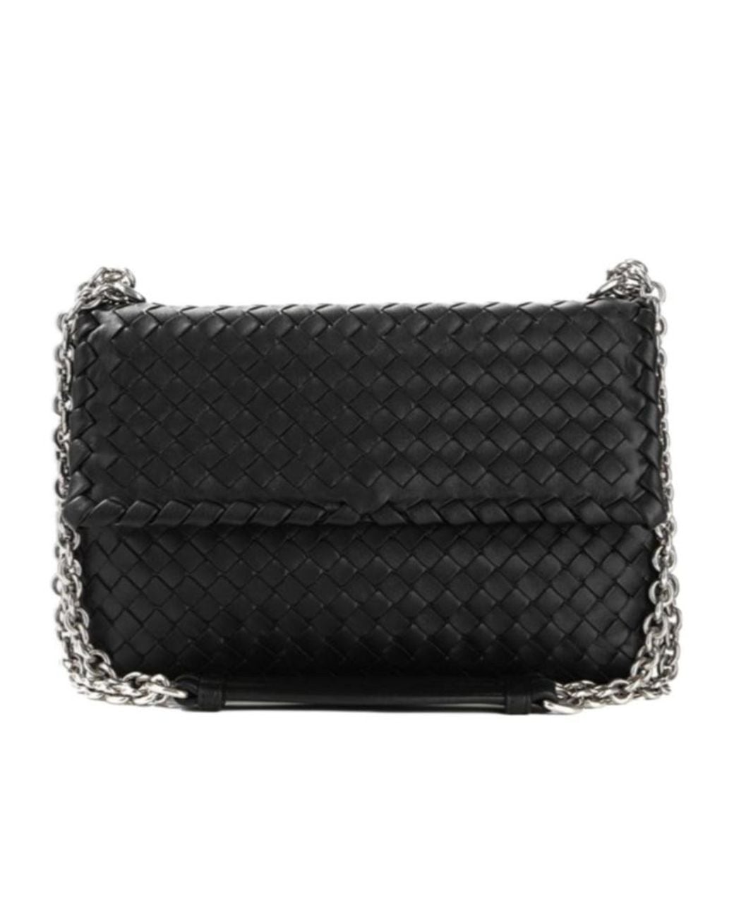 Bottega Veneta Black Flap Shoulder Bag