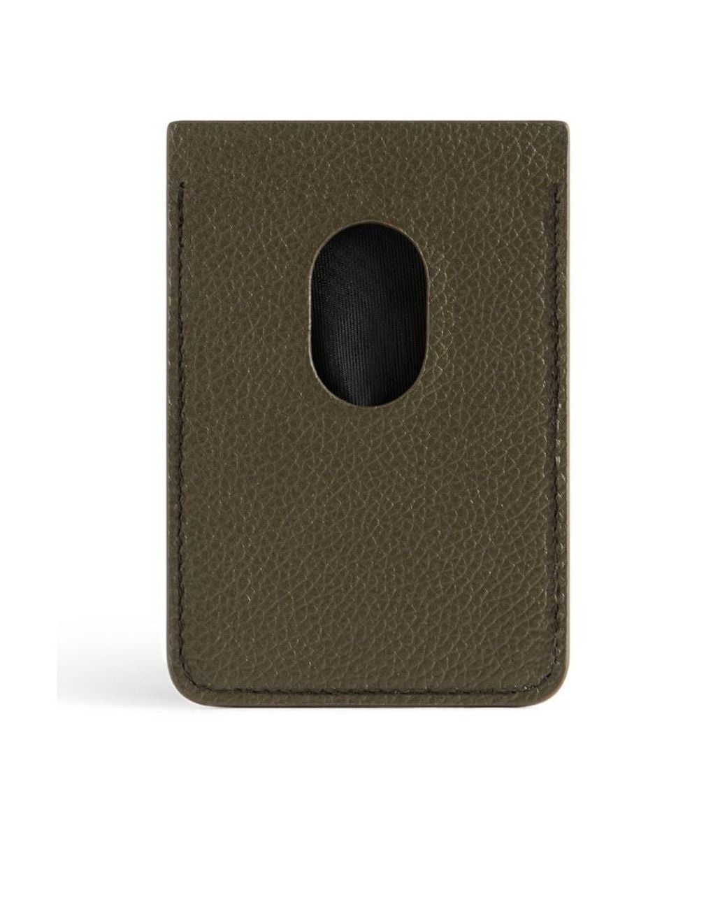 Balenciaga Green Cash Magnet Card Holder for men