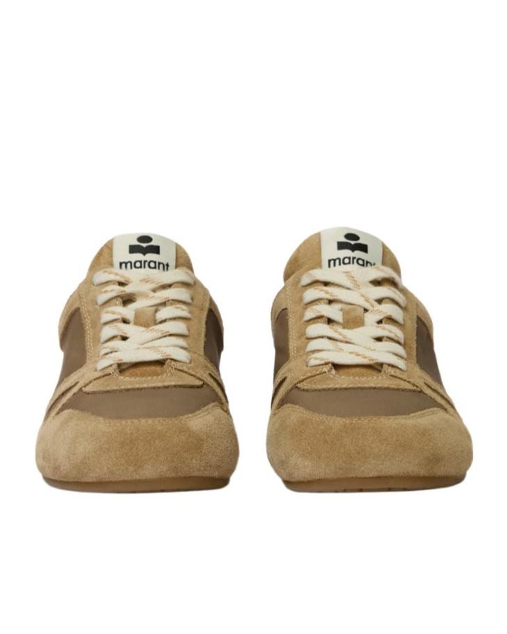 Isabel Marant Brown Senny Paneled Low-Top Sneakers