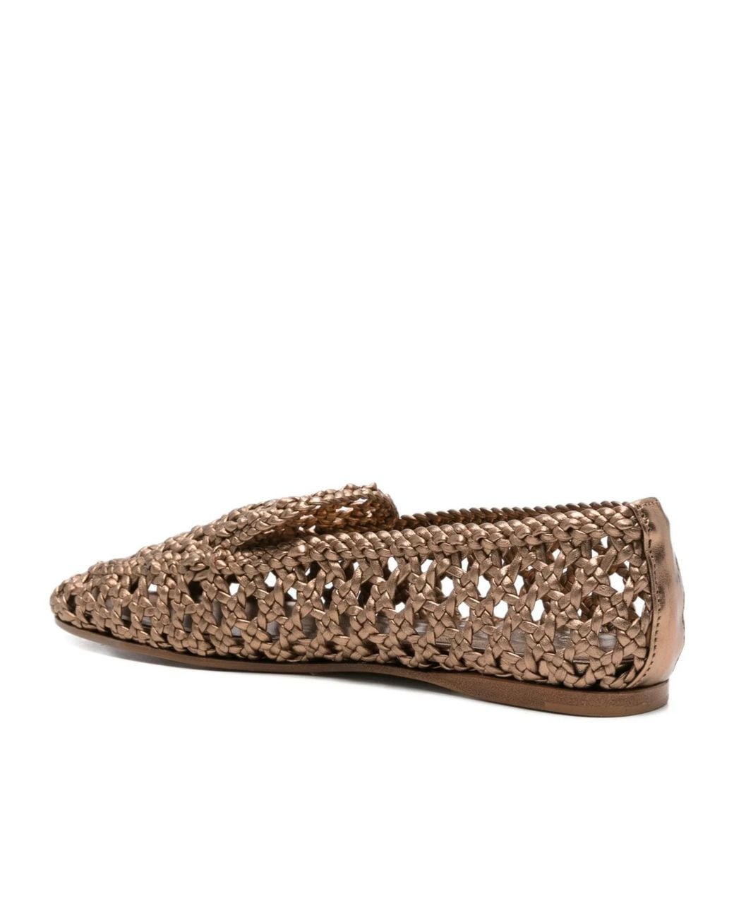 Forte_forte Brown Woven Flat Shoes