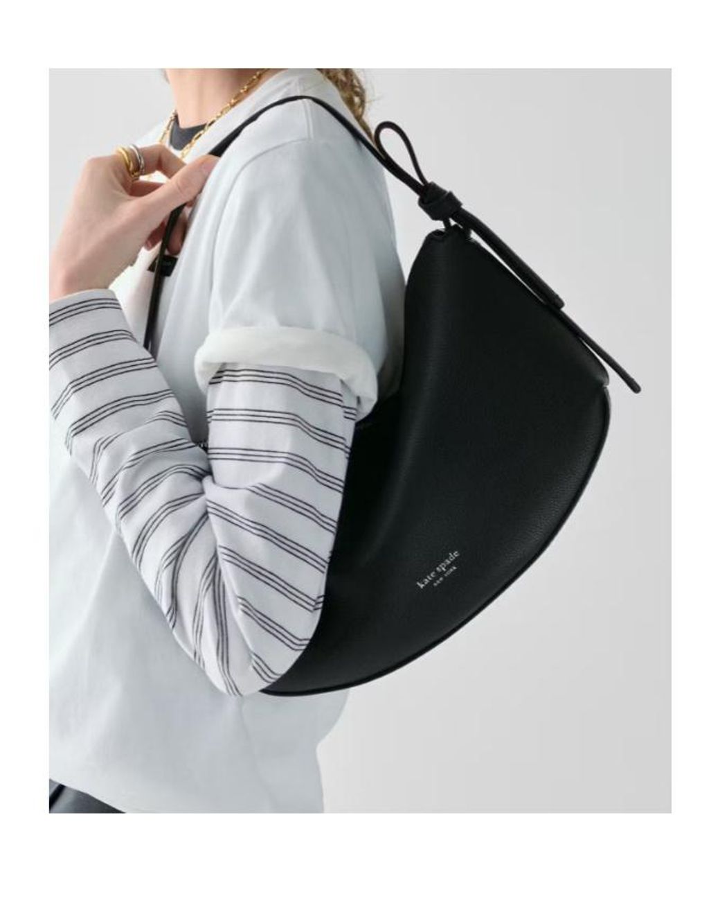 Kate Spade Black Loop Shoulder Bag