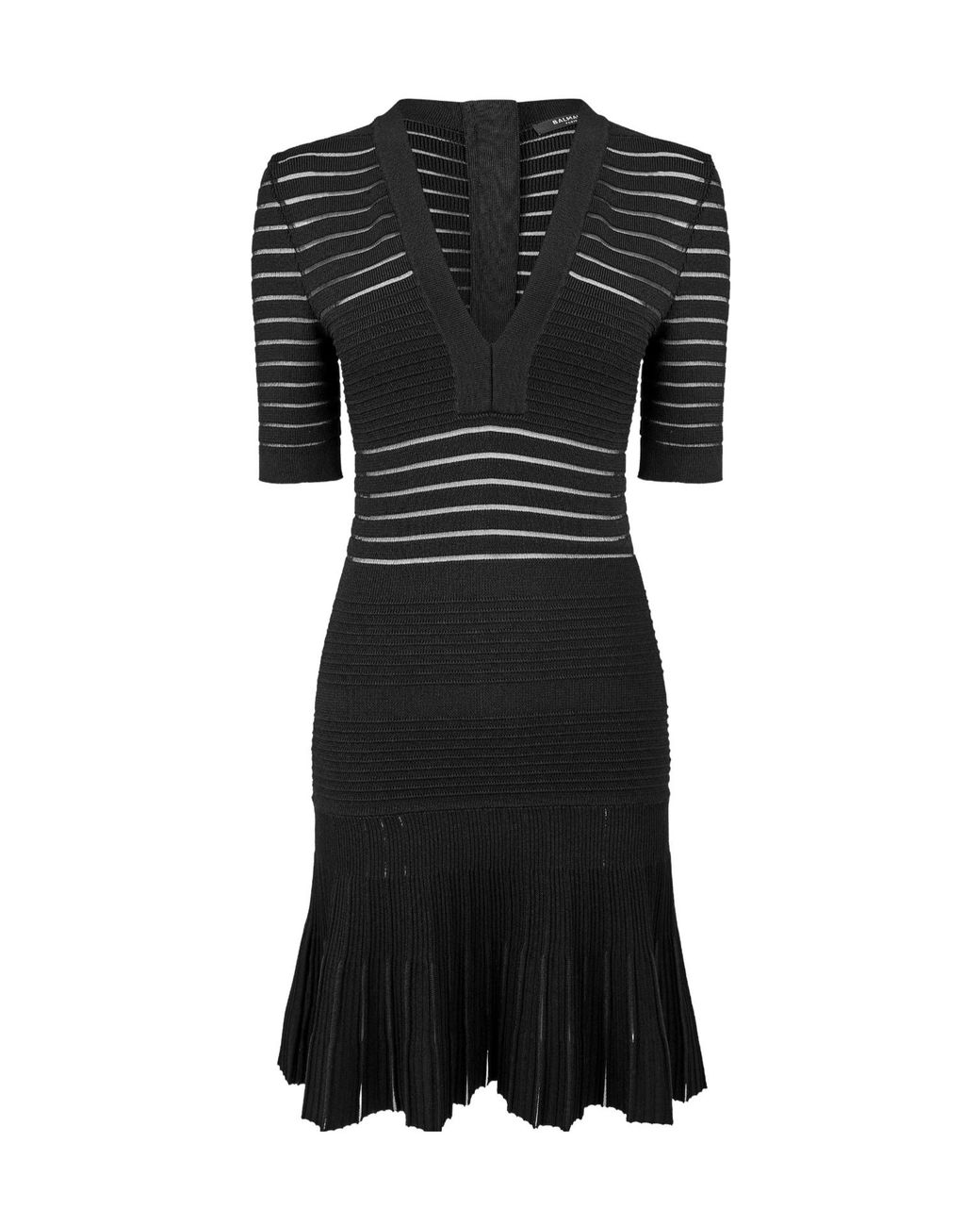 Balmain Black Knitted Dress