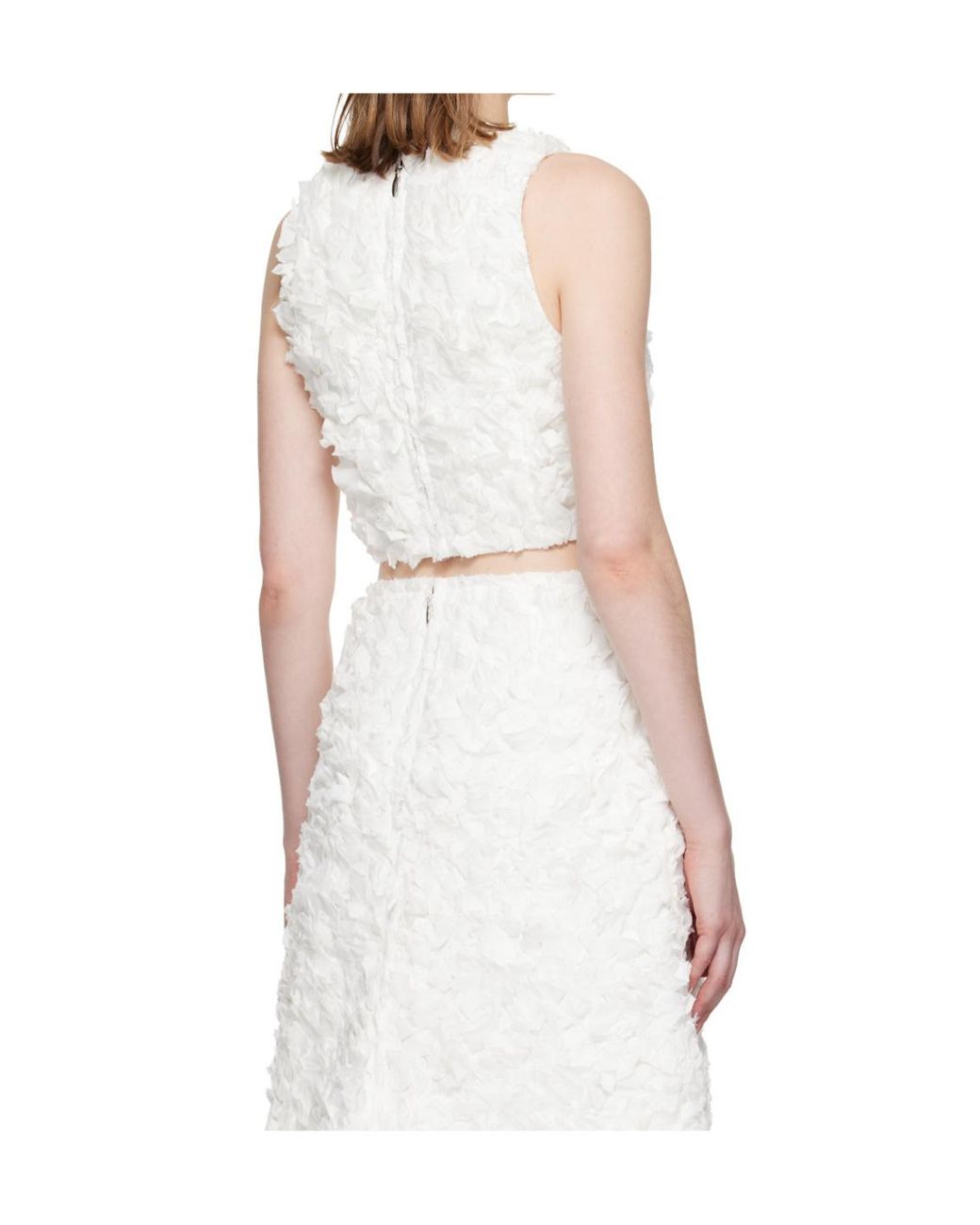 ShuShu/Tong White Sleeveless Top