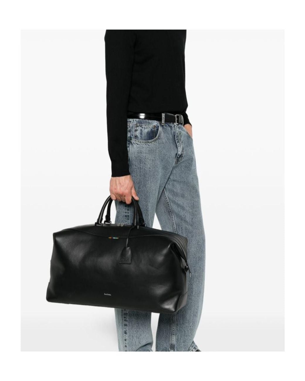 Paul Smith Black Travel Bag With Handle for men