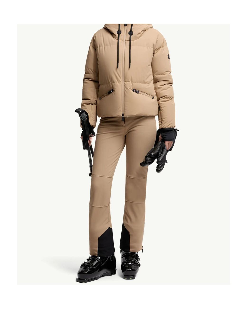 Moncler Natural Logo Ski Pants