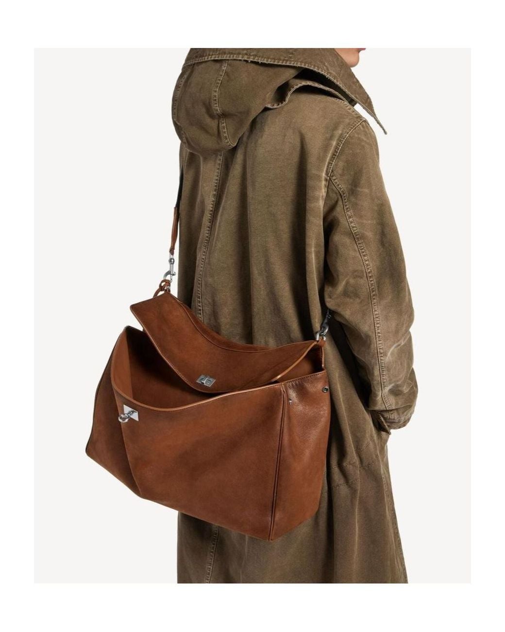Balenciaga Rodeo Messenger Bag Medium in Brown for Men | Lyst