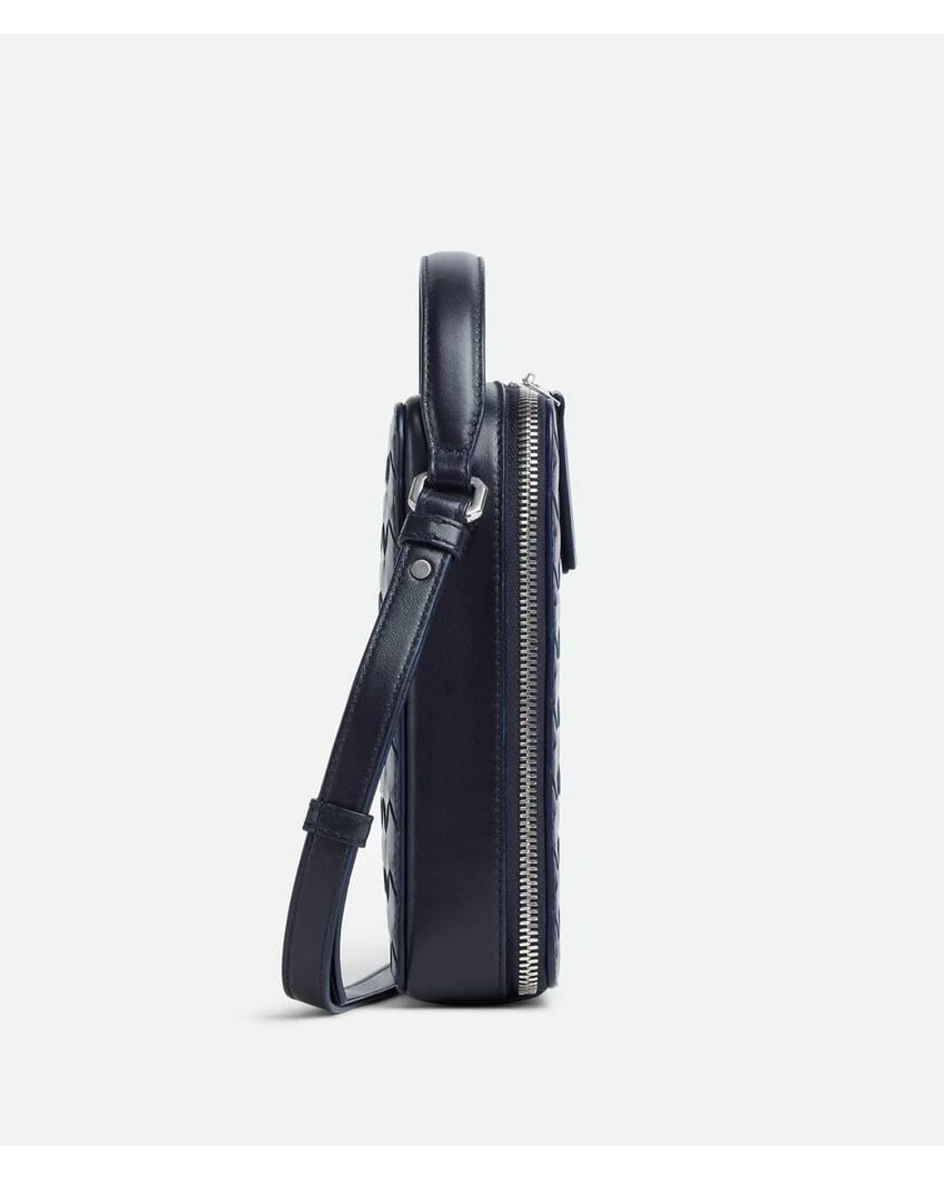 Bottega Veneta Blue Getaway Phone Pouch for men