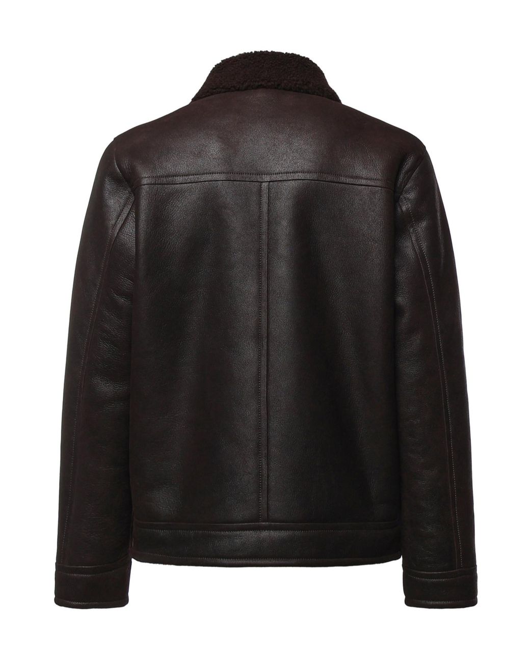 Dondup Black Shearling Biker Jacket for men