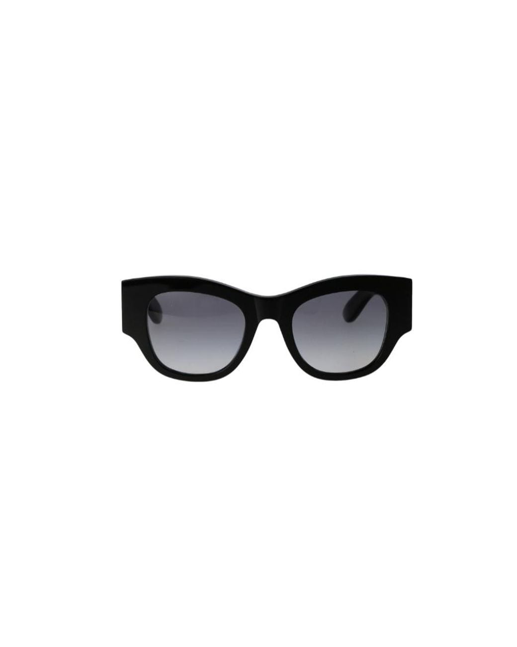 McQueen Black Eyewear Square Frame Sunglasses