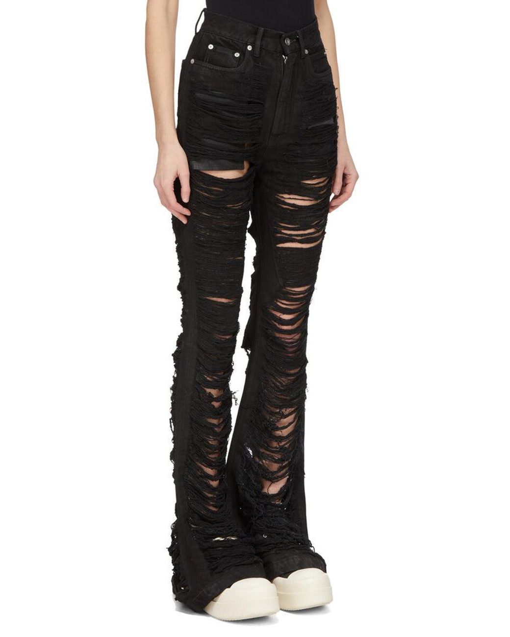 Rick Owens Black Bolan Jeans