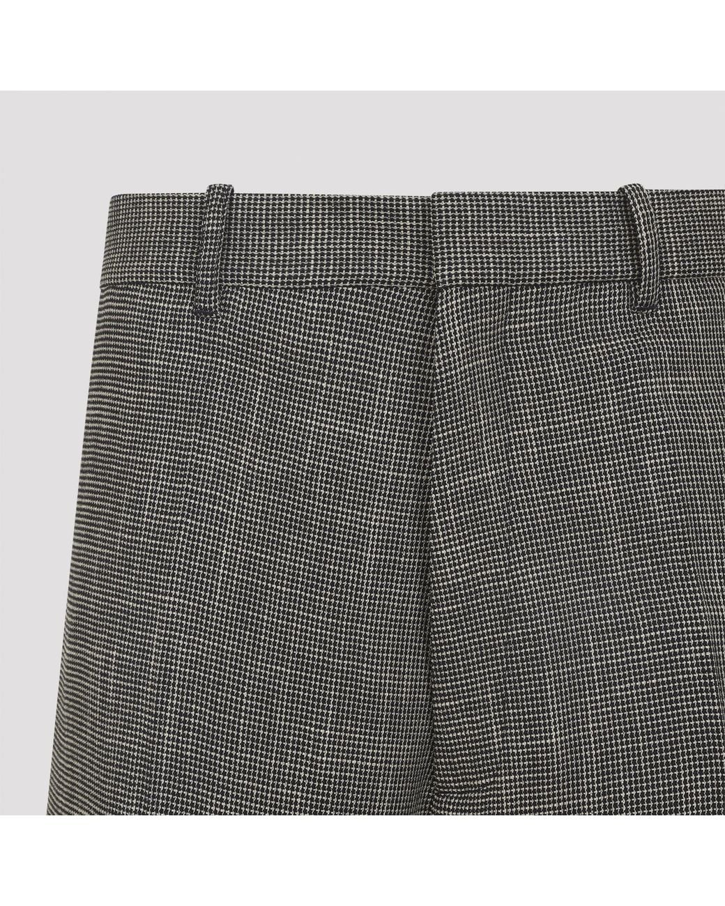 Phoebe Philo Gray Casual Pants With Belt Loops