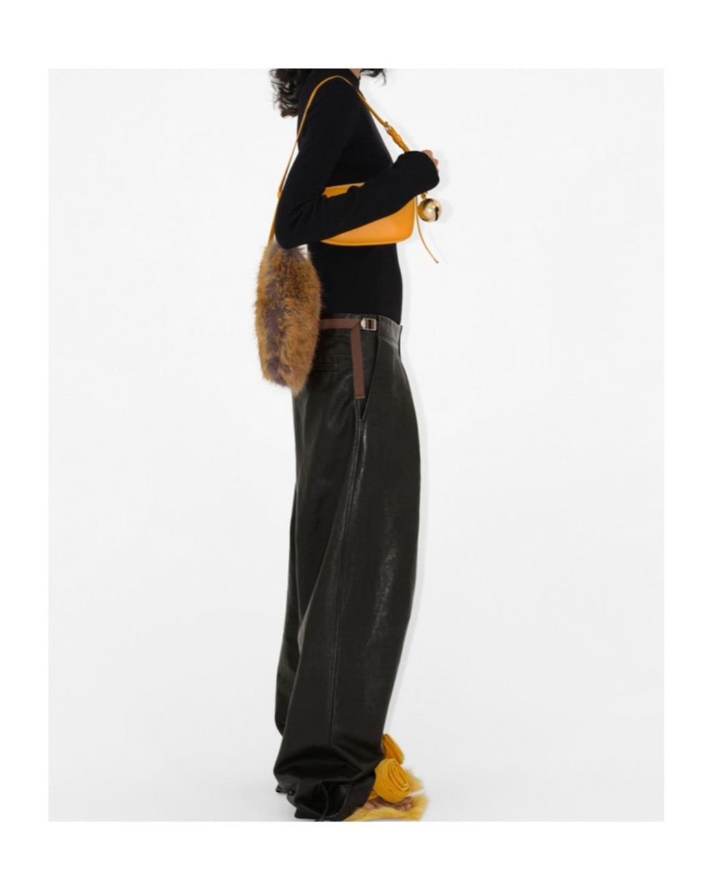 Burberry Black Logo Patch Ribbed-Knit Jumper