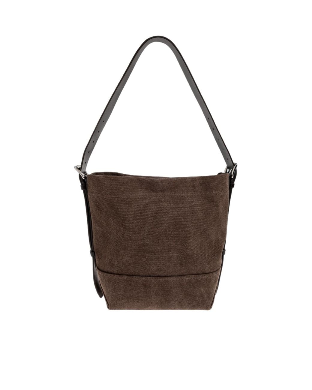 Lemaire Brown Small Belted Tote Bag for men