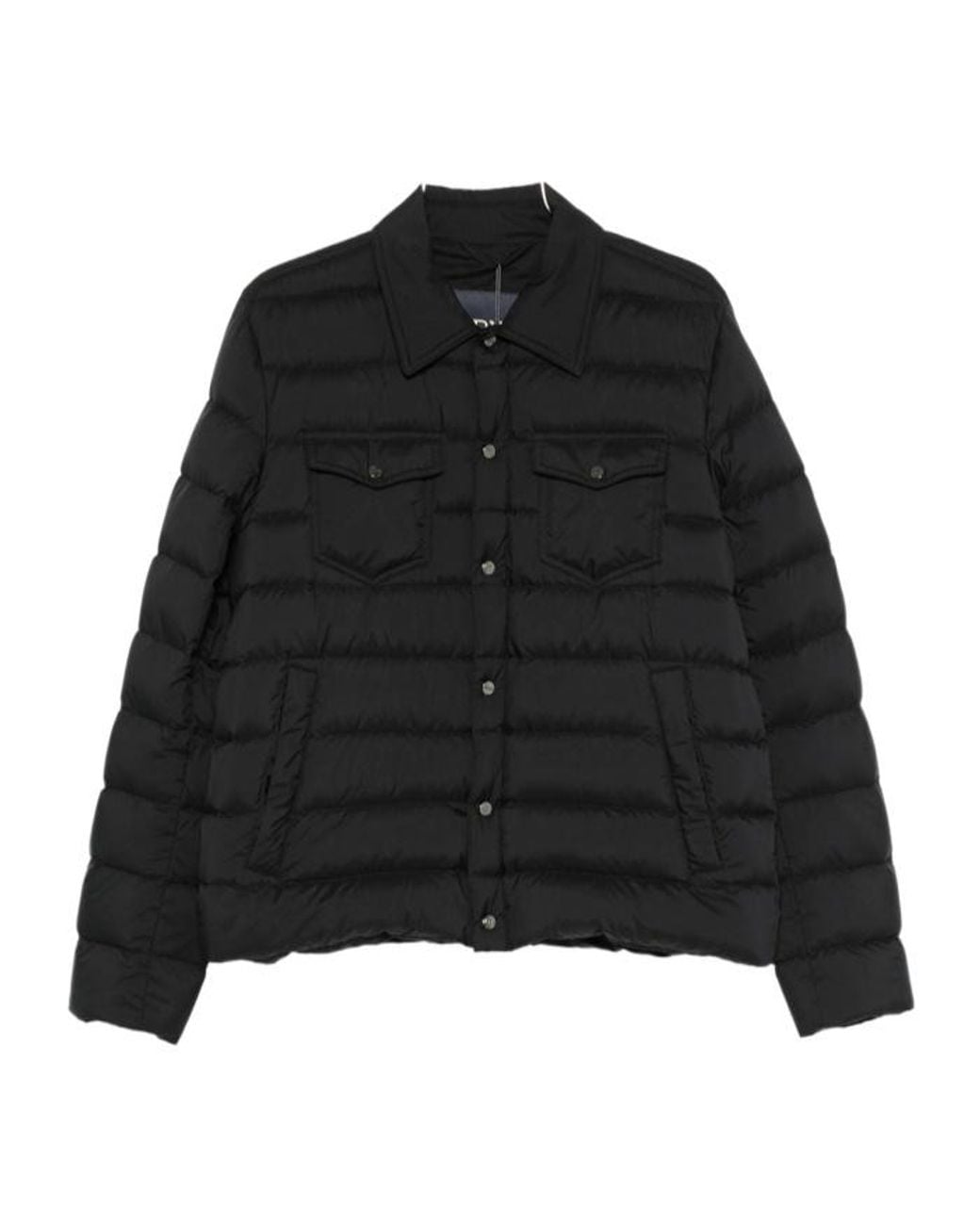 Herno Black Long-Sleeve Jacket for men