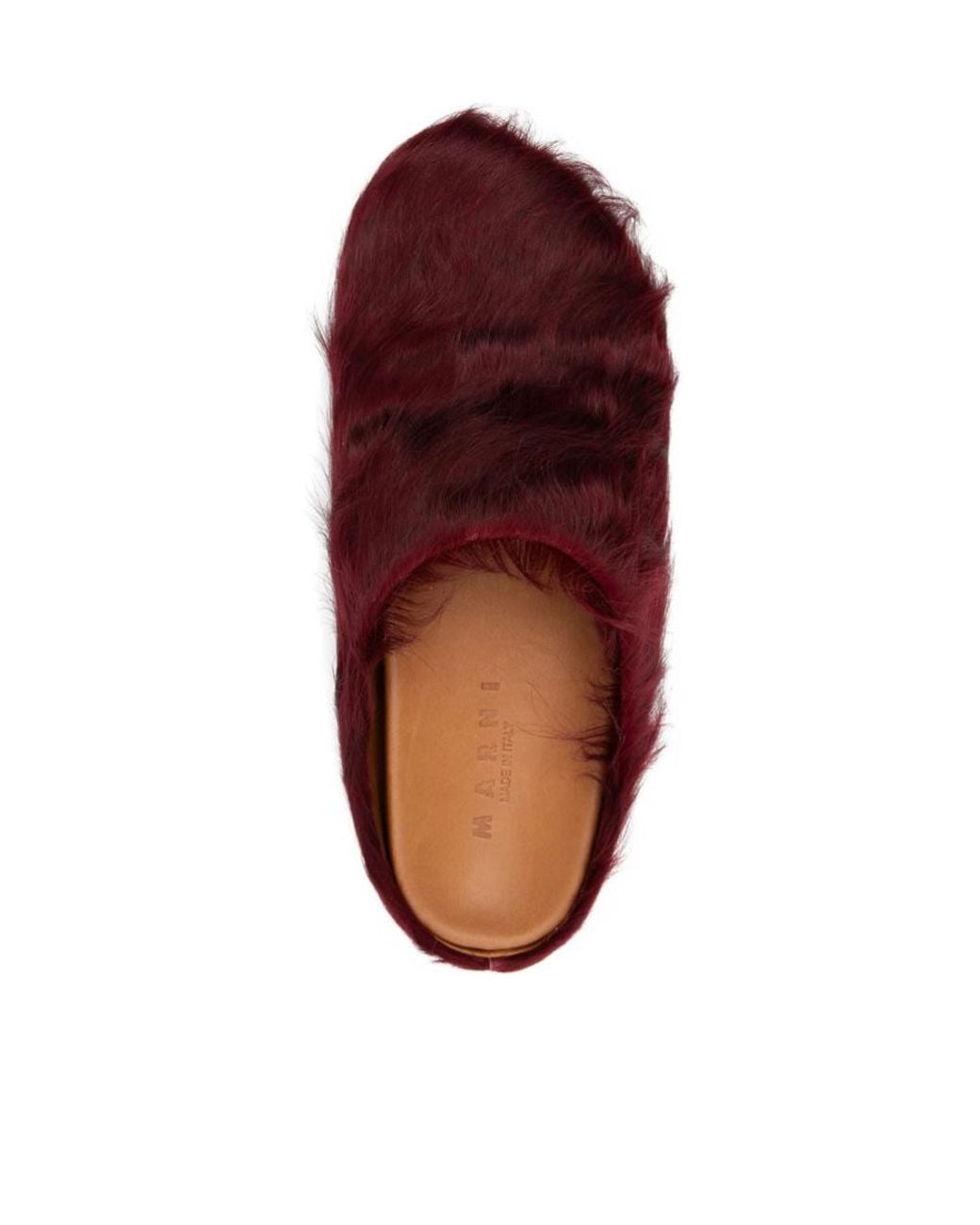 Marni Red Fussbett Slip-On Flat Mules for men