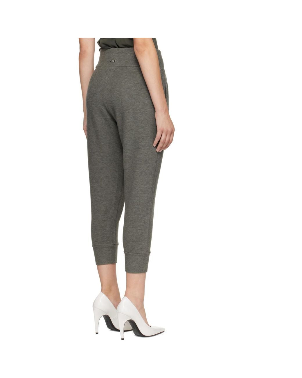 KNWLS Gray High-Waisted Casual Trousers