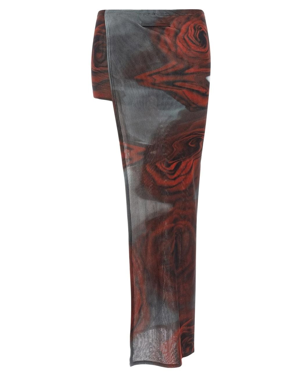Jean Paul Gaultier Brown Printed Mini Skirt