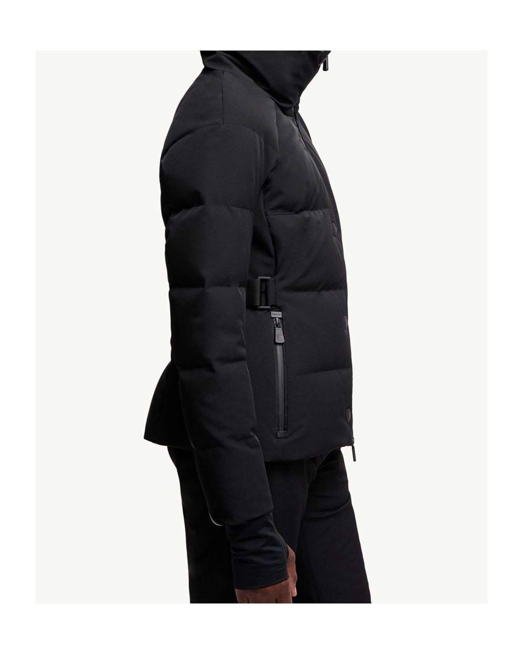 Moncler Black Grenoble Guyane Hooded Down Jacket