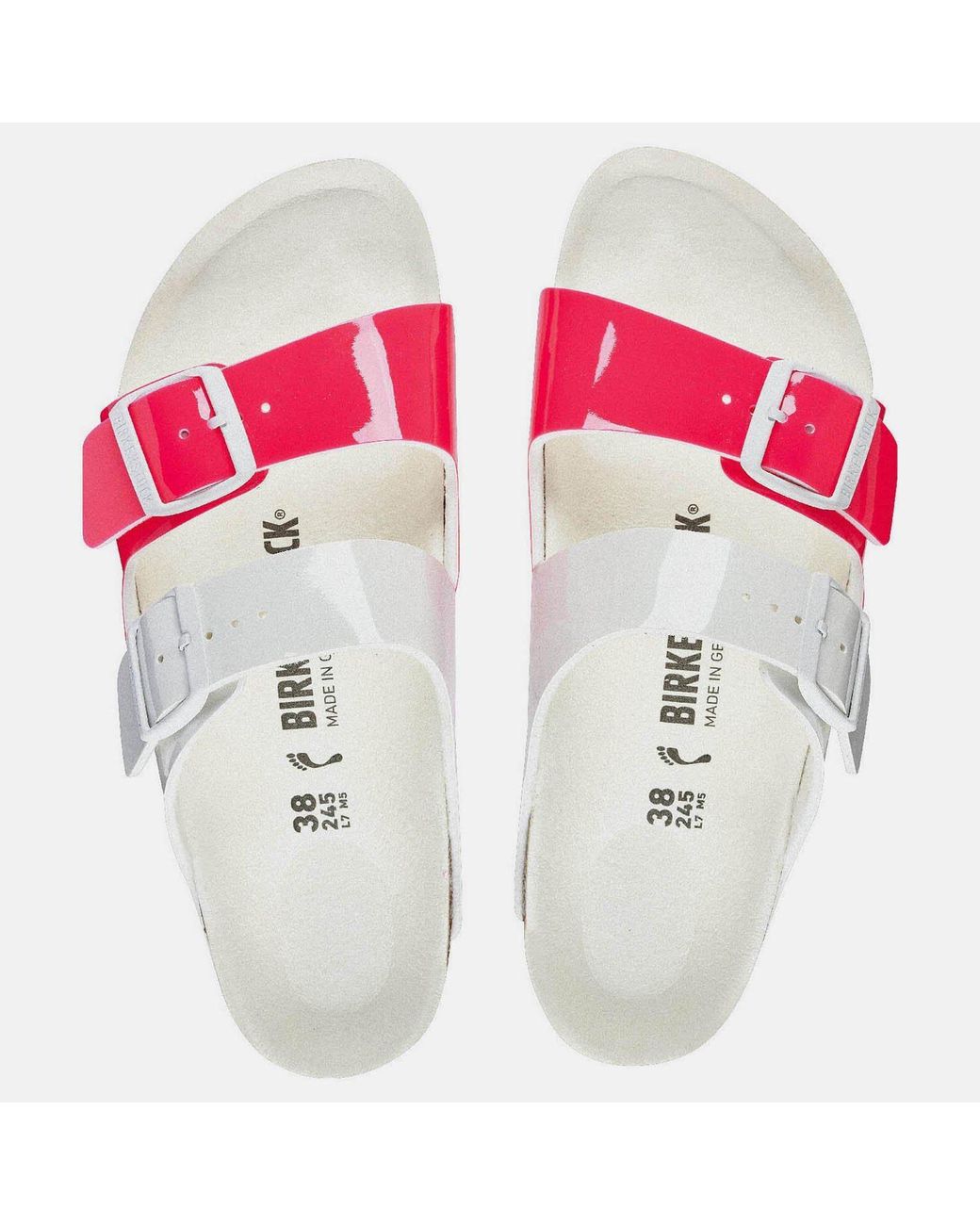 Birkenstock Pink Adjustable Flat Sandals