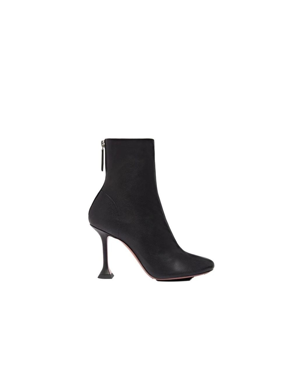 AMINA MUADDI Black High-Heeled Ankle Boots