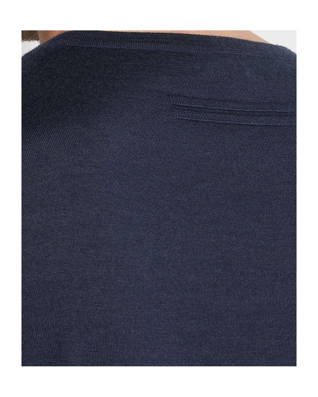 Zegna Blue Crew-Neck Sweater for men