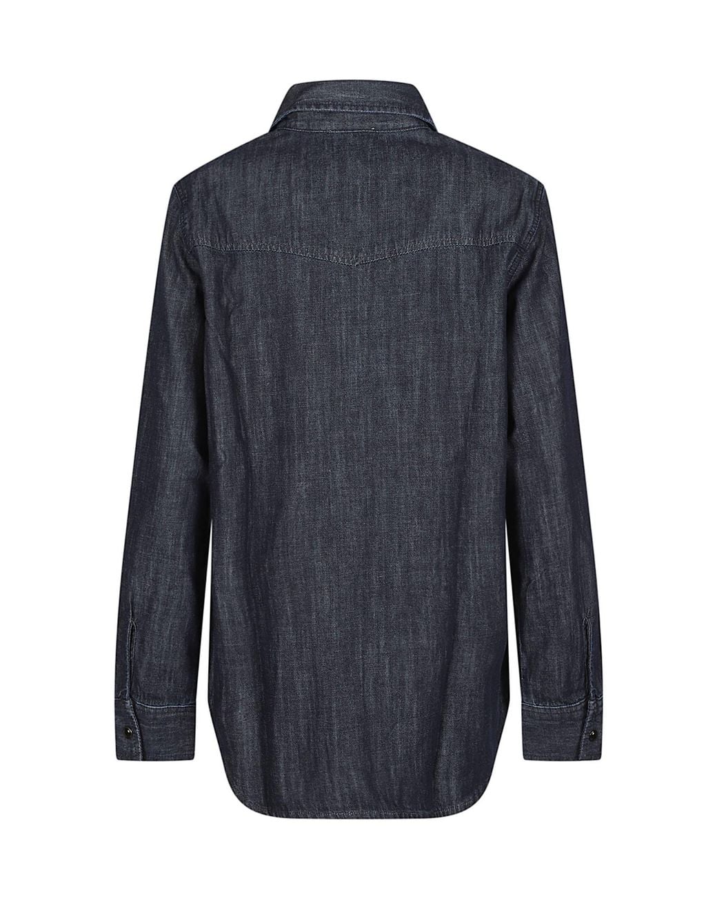 P.A.R.O.S.H. Blue Crystal-Embellished Shirt