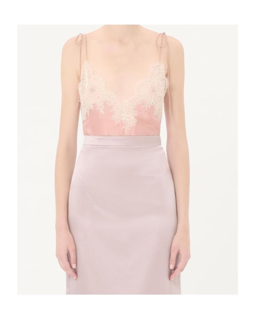 Valentino Pink Sleeveless Top
