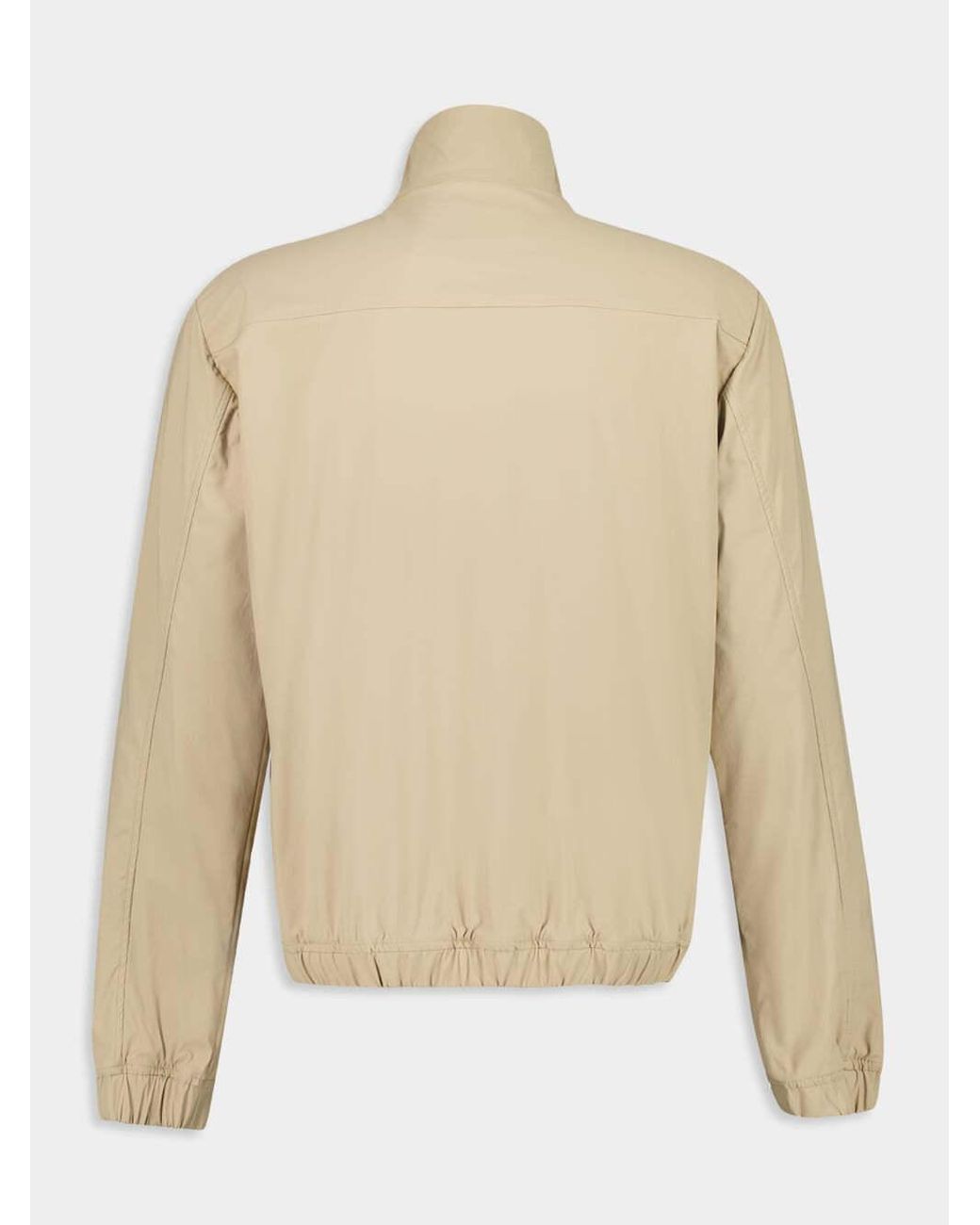 Dolce & Gabbana Natural Logo Patch Zipped Jacket for men